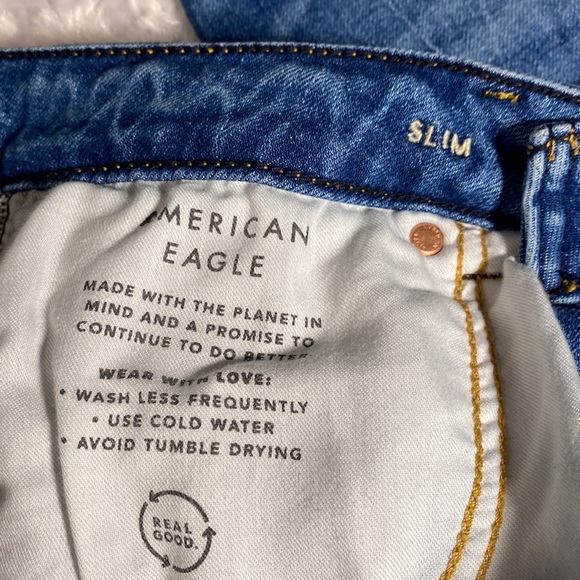 American Eagle distressed skinny Jean- 28x30 - Picture 6 of 8